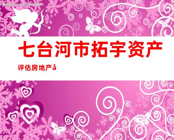 七台河市拓宇资产评估房地产土地估价有限公司