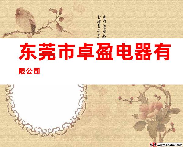 东莞市卓盈电器有限公司