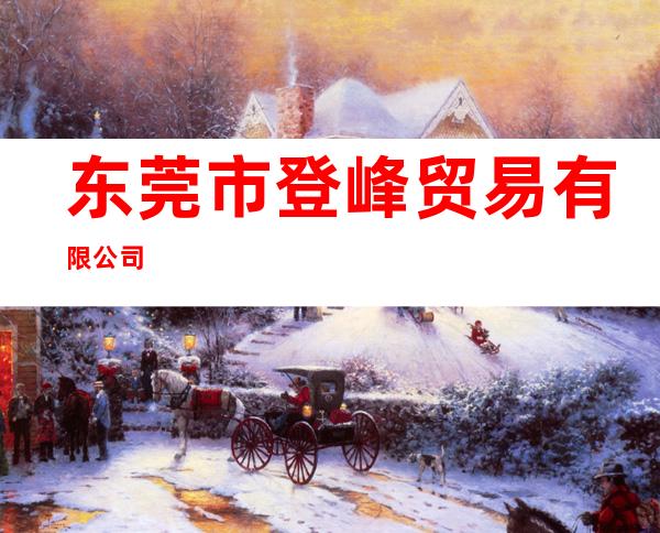 东莞市登峰贸易有限公司