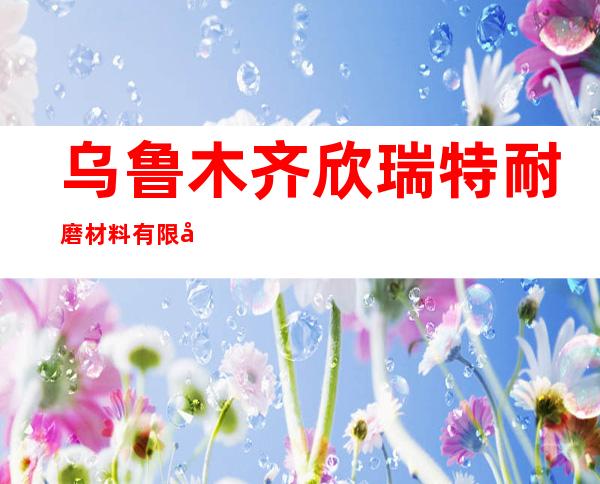 乌鲁木齐欣瑞特耐磨材料有限公司