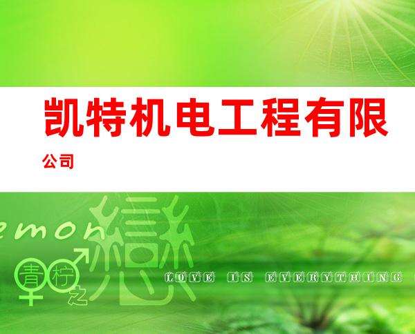 凯特机电工程有限公司