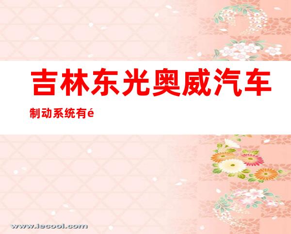 吉林东光奥威汽车制动系统有限公司