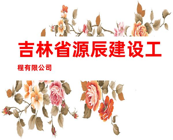 吉林省源辰建设工程有限公司