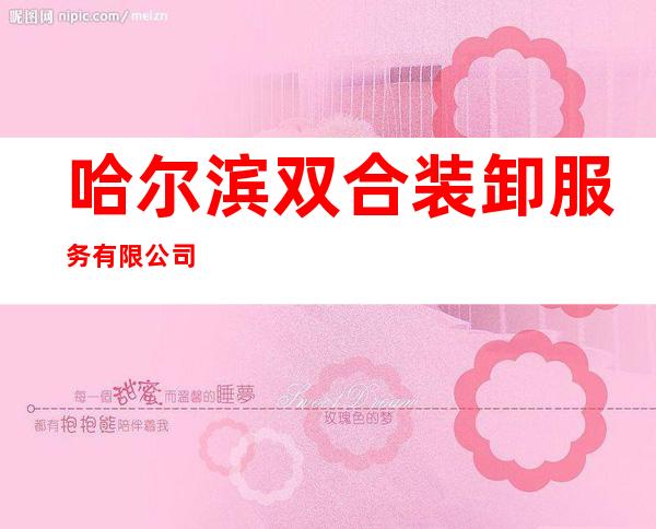 哈尔滨双合装卸服务有限公司