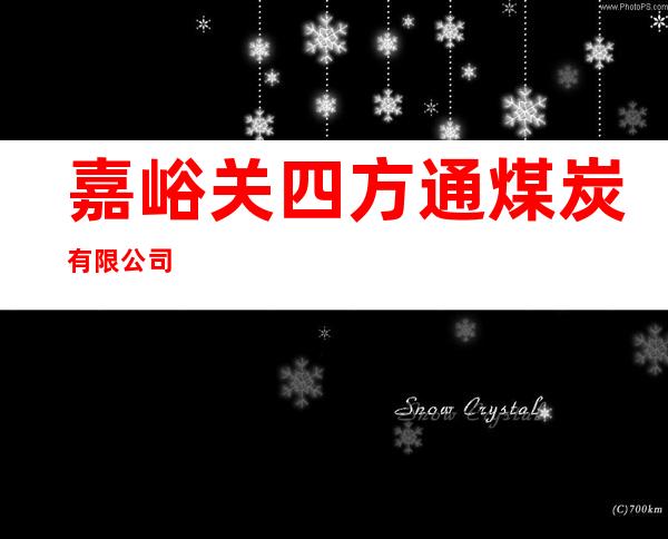 嘉峪关四方通煤炭有限公司