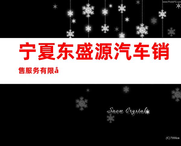 宁夏东盛源汽车销售服务有限公司