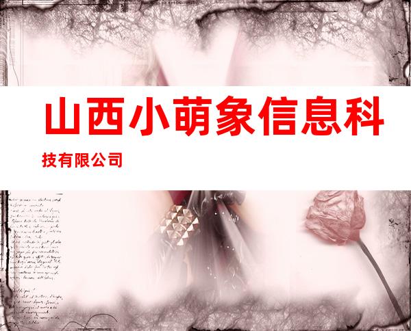 山西小萌象信息科技有限公司