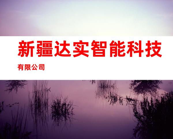 新疆达实智能科技有限公司