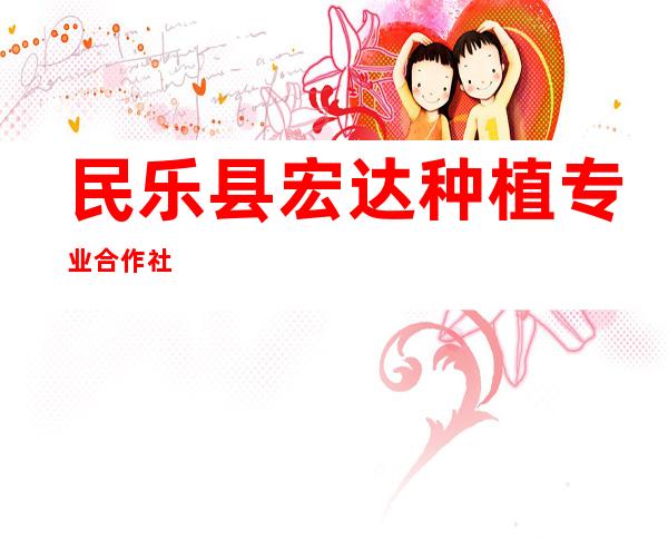 民乐县宏达种植专业合作社