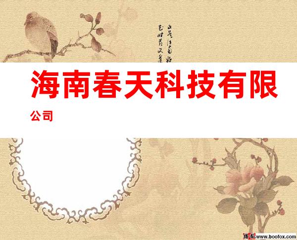 海南春天科技有限公司