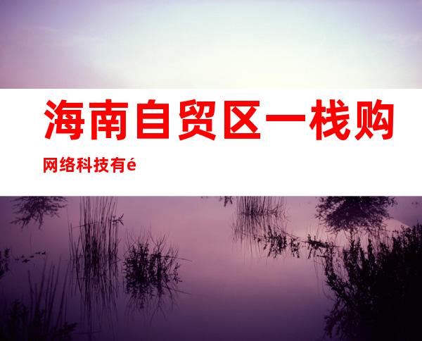 海南自贸区一栈购网络科技有限公司