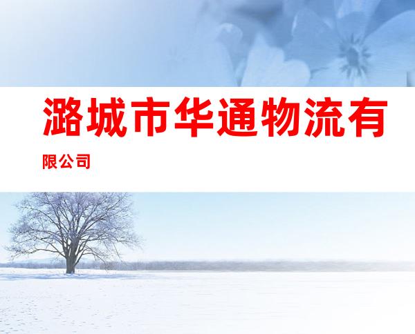 潞城市华通物流有限公司