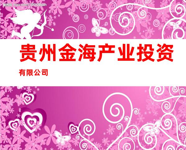 贵州金海产业投资有限公司