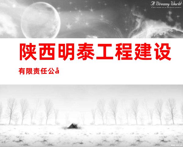 陕西明泰工程建设有限责任公司西藏分公司