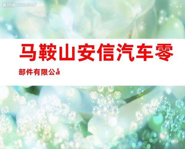 马鞍山安信汽车零部件有限公司